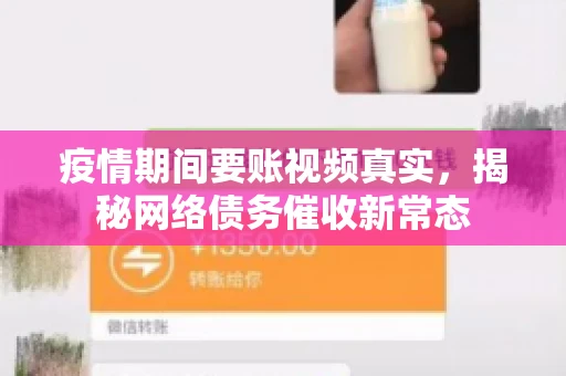 疫情期间要账视频真实，揭秘网络债务催收新常态