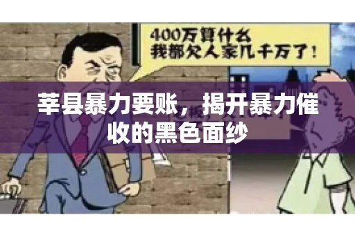 莘县暴力要账，揭开暴力催收的黑色面纱