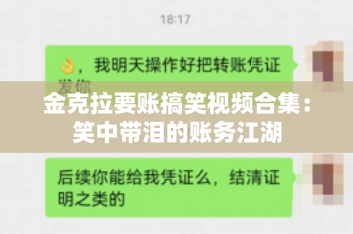 金克拉要账搞笑视频合集：笑中带泪的账务江湖