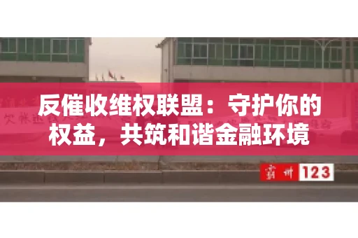 反催收维权联盟：守护你的权益，共筑和谐金融环境